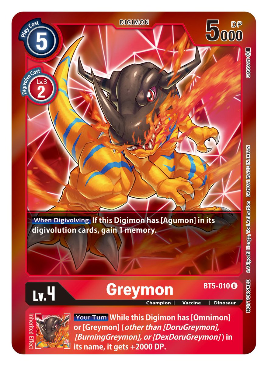 Greymon [BT5-010] (Event Pack 2) [Battle of Omni] | Anubis Games and Hobby