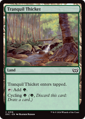 Tranquil Thicket [Duskmourn: House of Horror Commander] | Anubis Games and Hobby