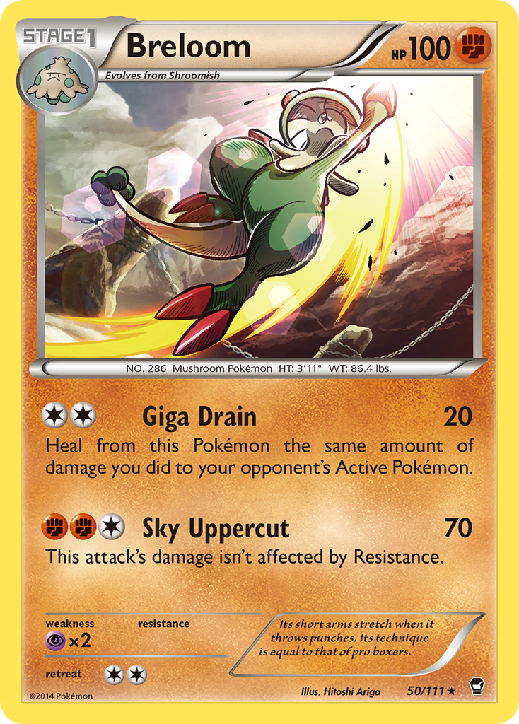 Breloom (50/111) [XY: Furious Fists] | Anubis Games and Hobby