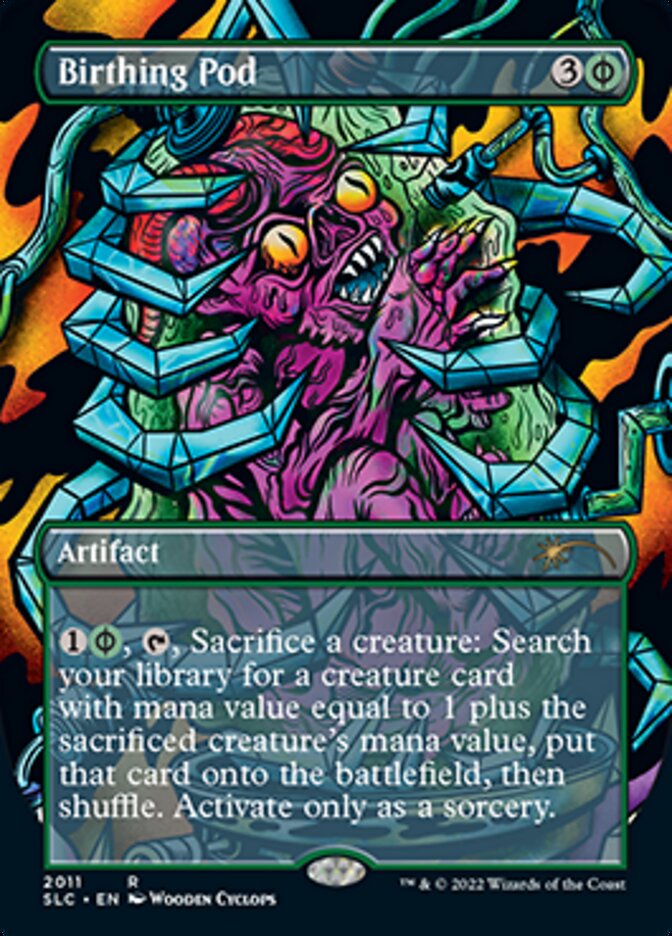 Birthing Pod (Borderless Alternate Art) [Secret Lair Countdown Kit] | Anubis Games and Hobby