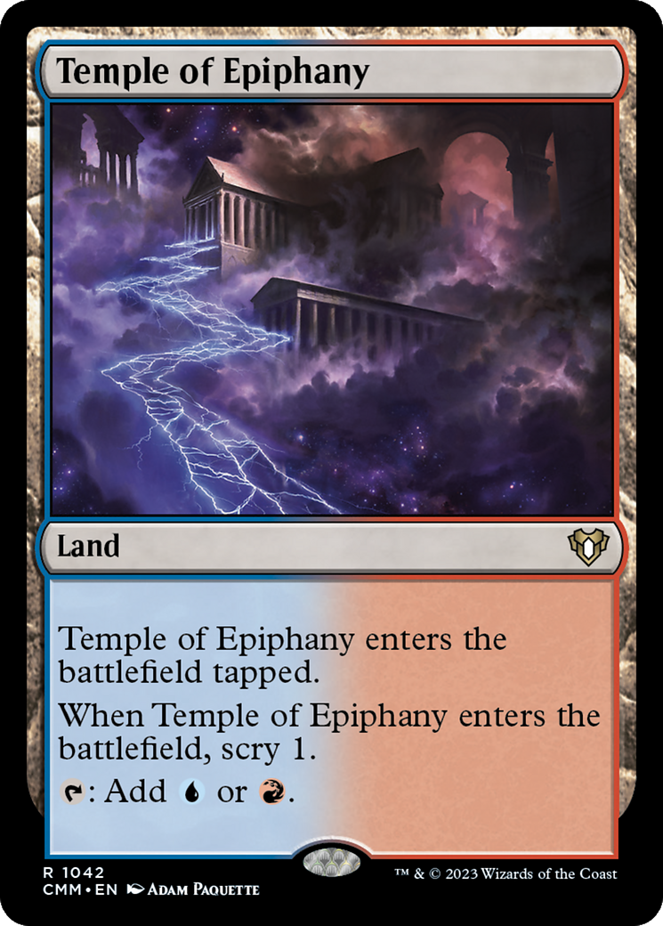 Temple of Epiphany [Commander Masters] | Anubis Games and Hobby