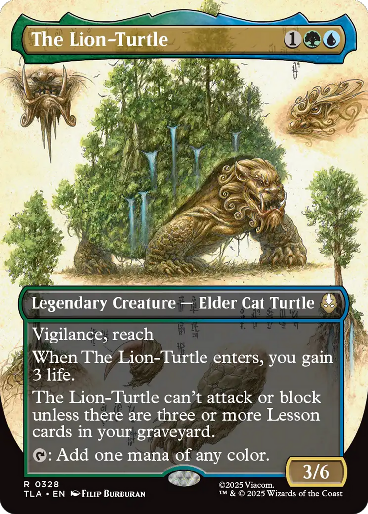 The Lion-Turtle (Borderless) [Avatar: The Last Airbender] | Anubis Games and Hobby