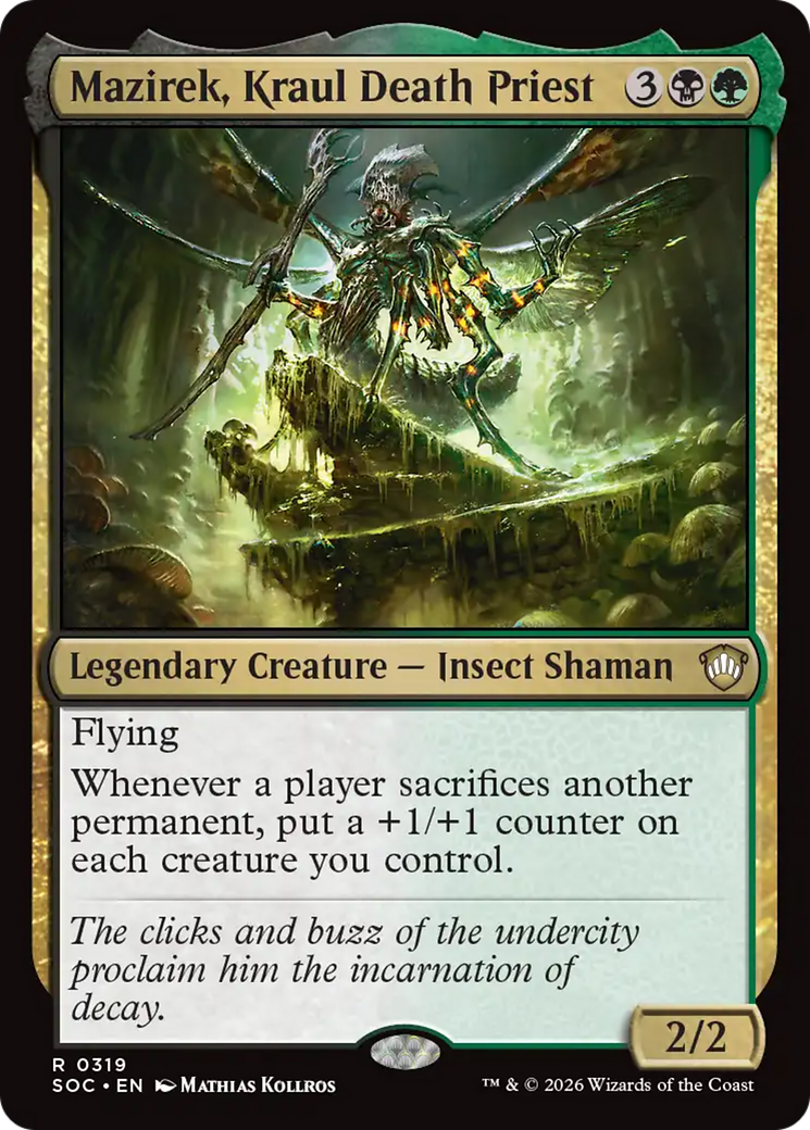 Mazirek, Kraul Death Priest [Secrets of Strixhaven Commander] | Anubis Games and Hobby