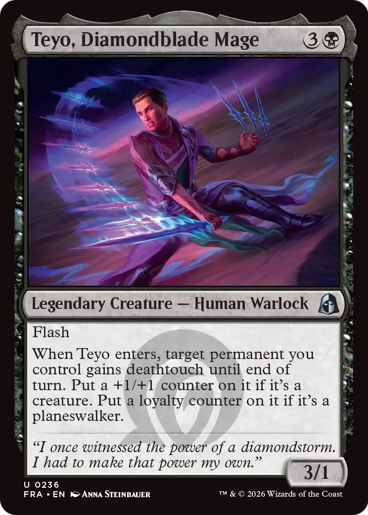 Teyo, Diamondblade Mage [Reality Fracture] | Anubis Games and Hobby
