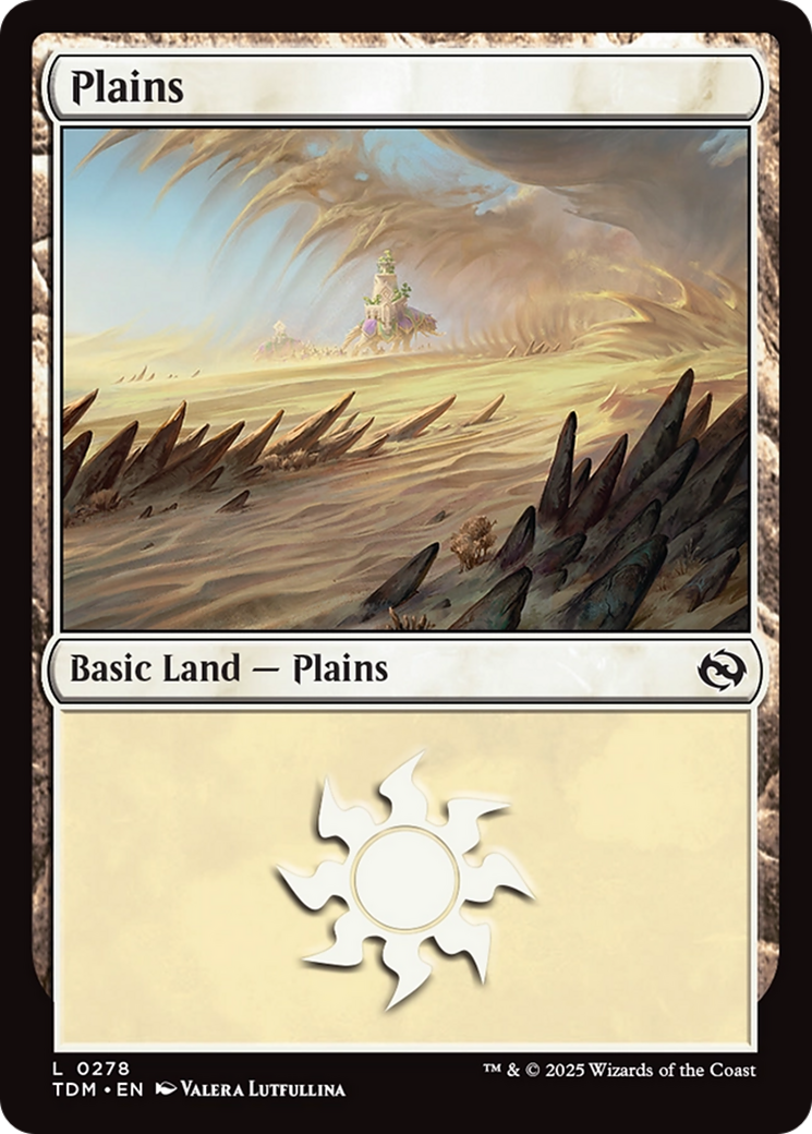 Plains (0278) [Tarkir: Dragonstorm] | Anubis Games and Hobby