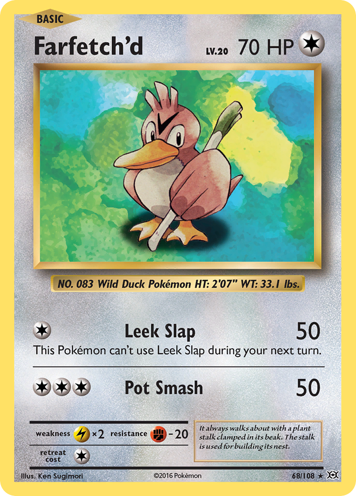 Farfetch'd (68/108) [XY: Evolutions] | Anubis Games and Hobby
