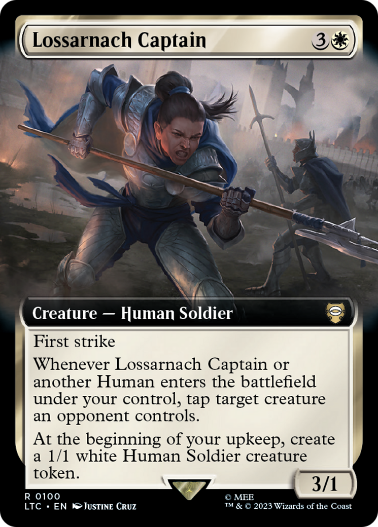 Lossarnach Captain (Extended Art) [The Lord of the Rings: Tales of Middle-Earth Commander] | Anubis Games and Hobby