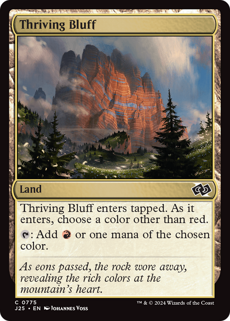 Thriving Bluff [Foundations Jumpstart] | Anubis Games and Hobby