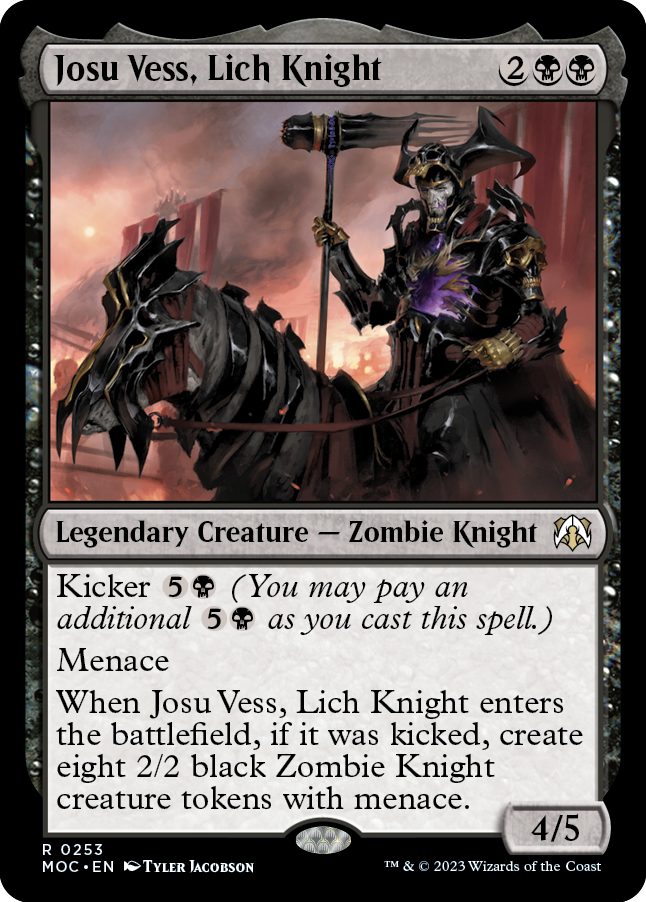 Josu Vess, Lich Knight [March of the Machine Commander] | Anubis Games and Hobby