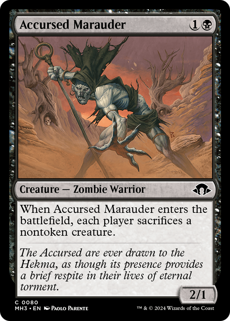 Accursed Marauder [Modern Horizons 3] | Anubis Games and Hobby