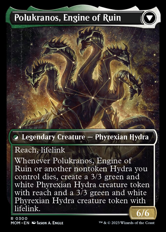 Polukranos Reborn // Polukranos, Engine of Ruin (Showcase Planar Booster Fun) [March of the Machine] | Anubis Games and Hobby