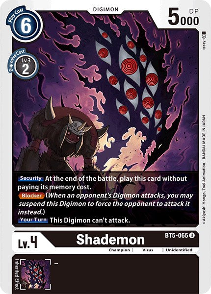 Shademon [BT5-065] [Battle of Omni] | Anubis Games and Hobby