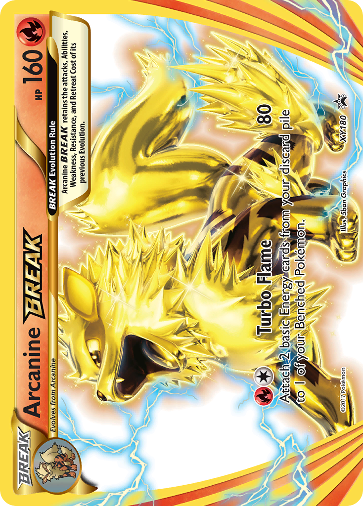 Arcanine BREAK (XY180) [XY: Black Star Promos] | Anubis Games and Hobby