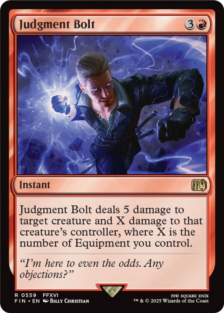 Judgment Bolt [FINAL FANTASY] | Anubis Games and Hobby