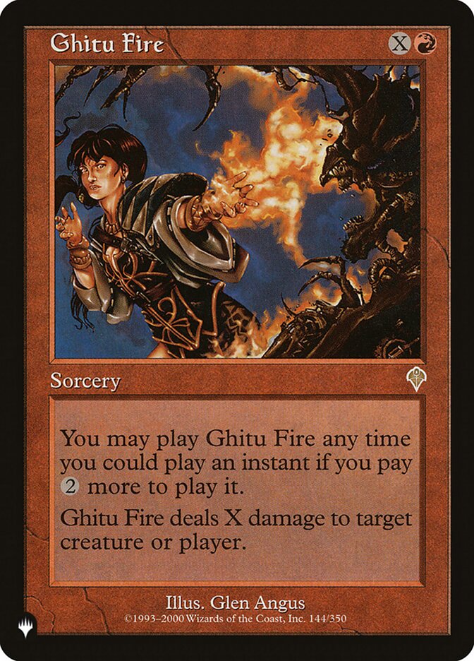 Ghitu Fire [The List] | Anubis Games and Hobby