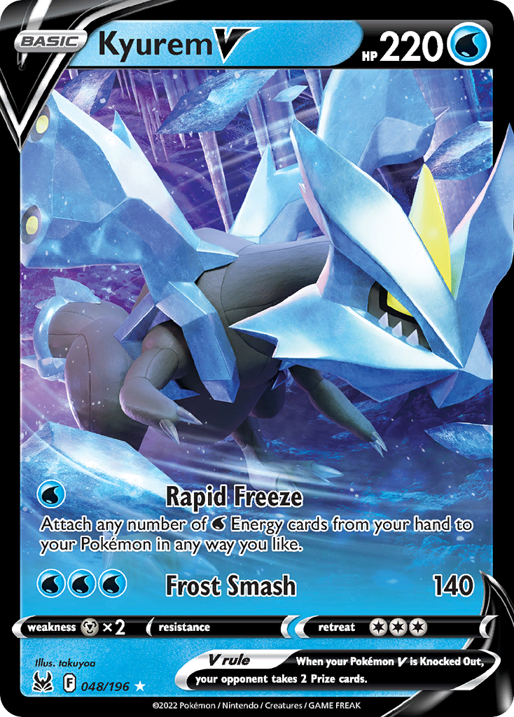 Kyurem V (048/196) (Jumbo Card) [Sword & Shield: Lost Origin] | Anubis Games and Hobby