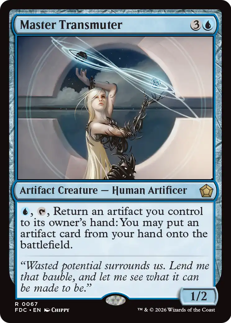 Master Transmuter [Foundations Commander] | Anubis Games and Hobby