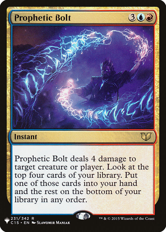 Prophetic Bolt [The List] | Anubis Games and Hobby