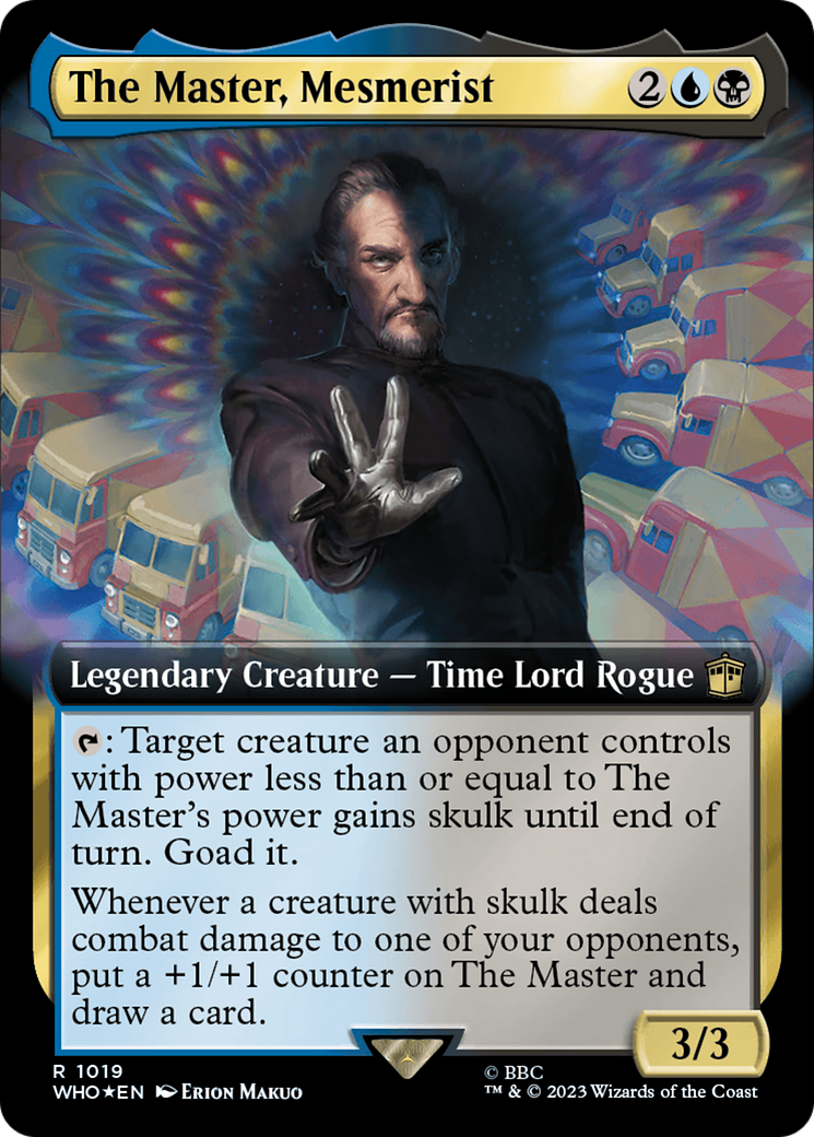 The Master, Mesmerist (Extended Art) (Surge Foil) [Doctor Who] | Anubis Games and Hobby