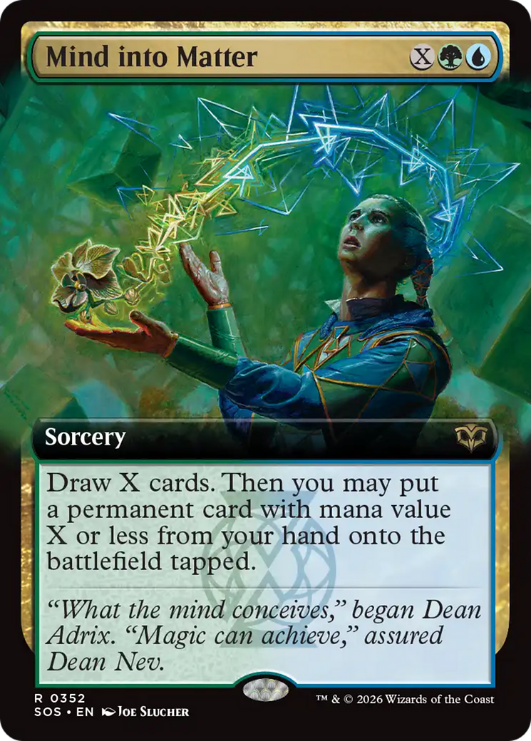 Mind into Matter (Extended Art) [Secrets of Strixhaven] | Anubis Games and Hobby