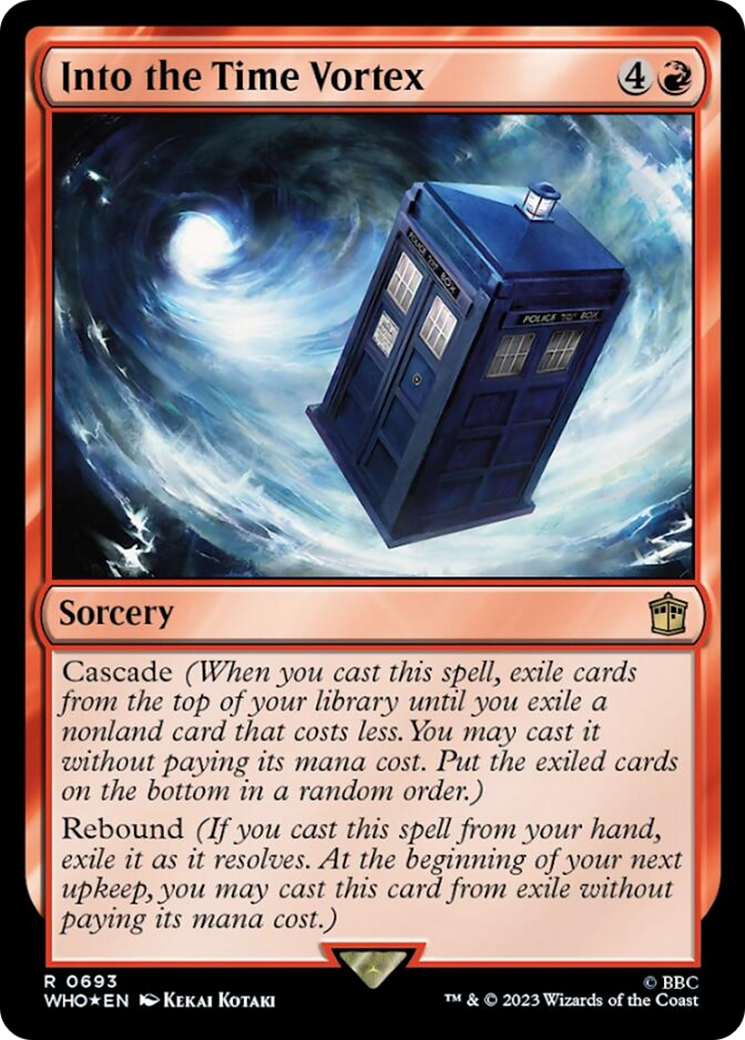 Into the Time Vortex (Surge Foil) [Doctor Who] | Anubis Games and Hobby