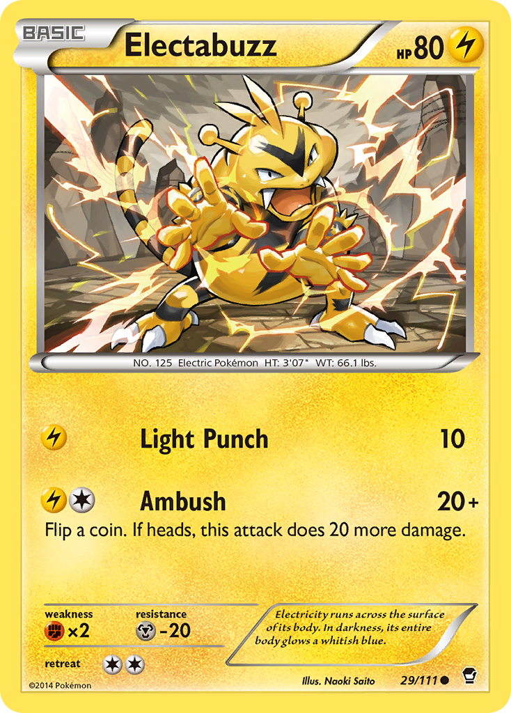 Electabuzz (29/111) [XY: Furious Fists] | Anubis Games and Hobby