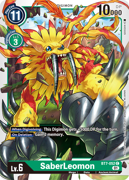 SaberLeomon [BT7-052] [Next Adventure] | Anubis Games and Hobby