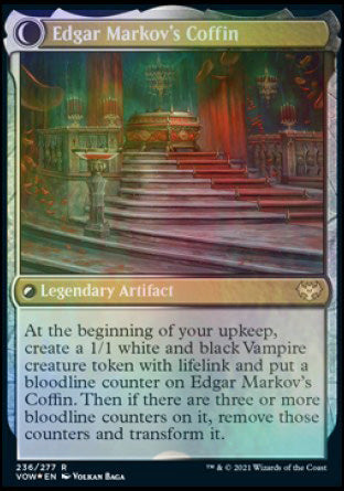Edgar, Charmed Groom // Edgar Markov's Coffin [Innistrad: Crimson Vow Prerelease Promos] | Anubis Games and Hobby