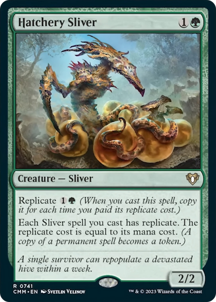 Hatchery Sliver [Commander Masters] | Anubis Games and Hobby