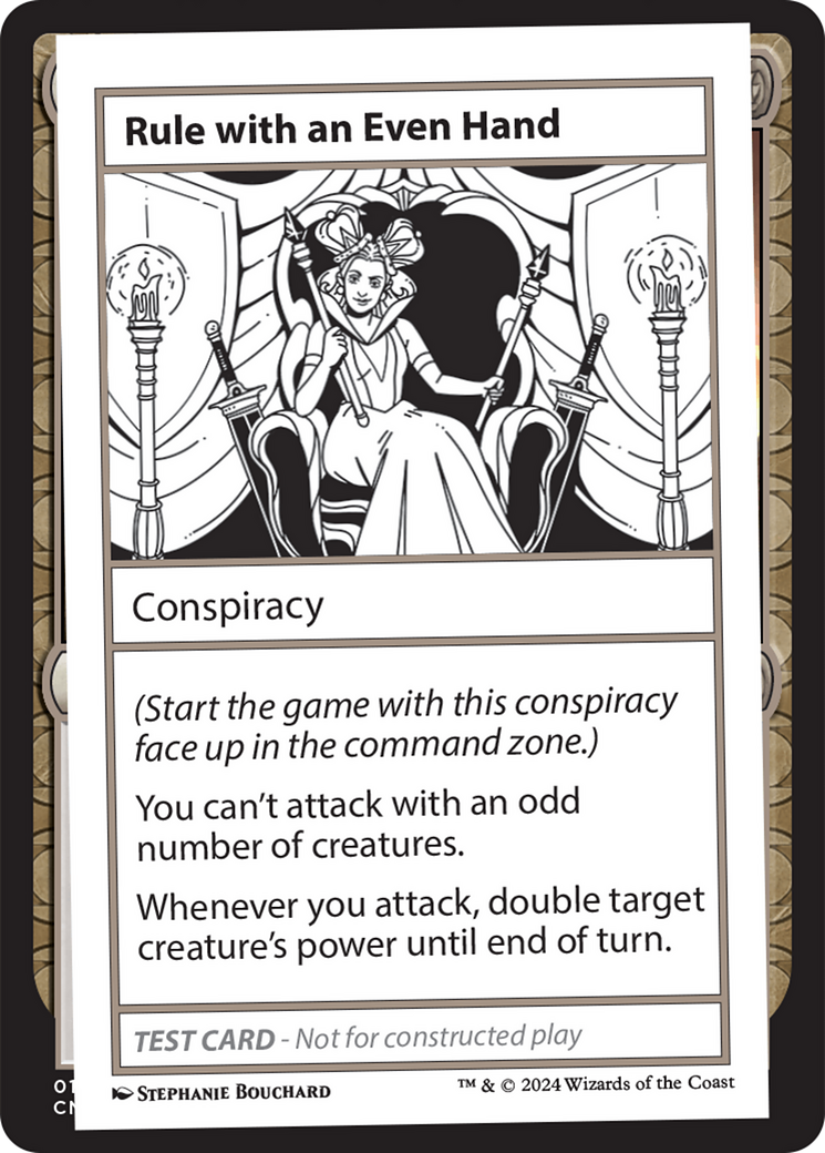 Rule with an Even Hand [Mystery Booster 2 Playtest Cards] | Anubis Games and Hobby