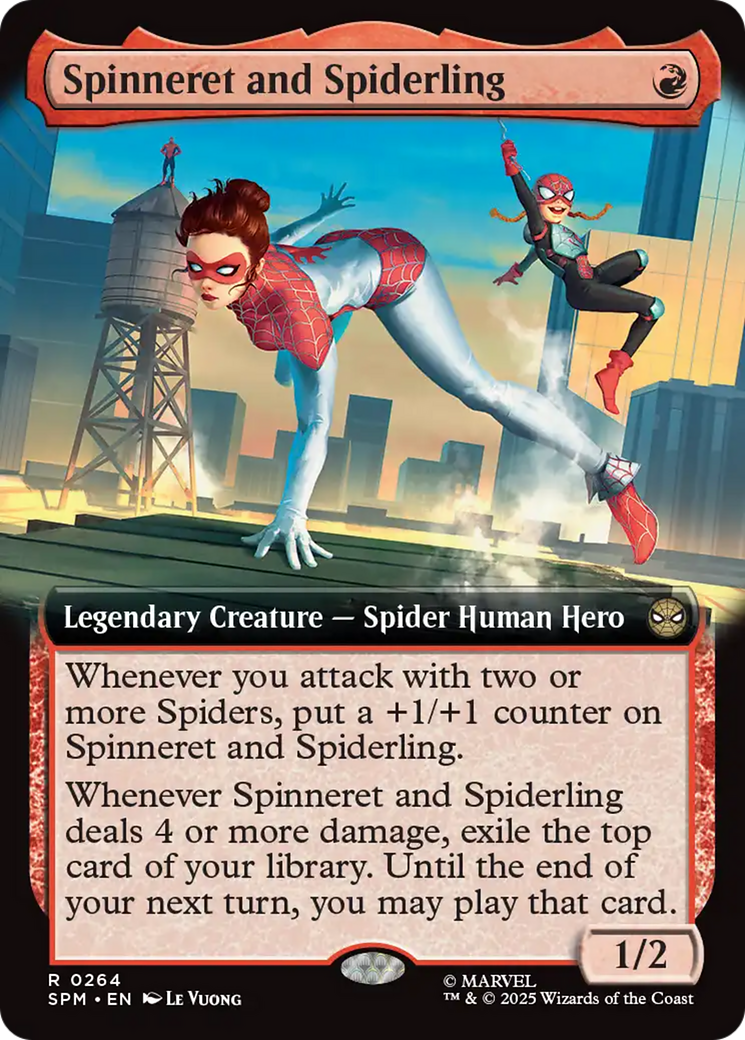 Spinneret and Spiderling (Extended Art) [Marvel's Spider-Man] | Anubis Games and Hobby
