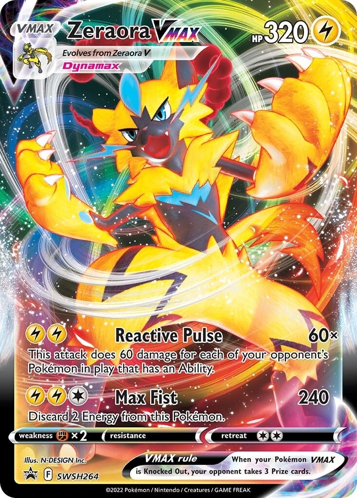 Zeraora VMAX (SWSH264) [Sword & Shield: Black Star Promos] | Anubis Games and Hobby