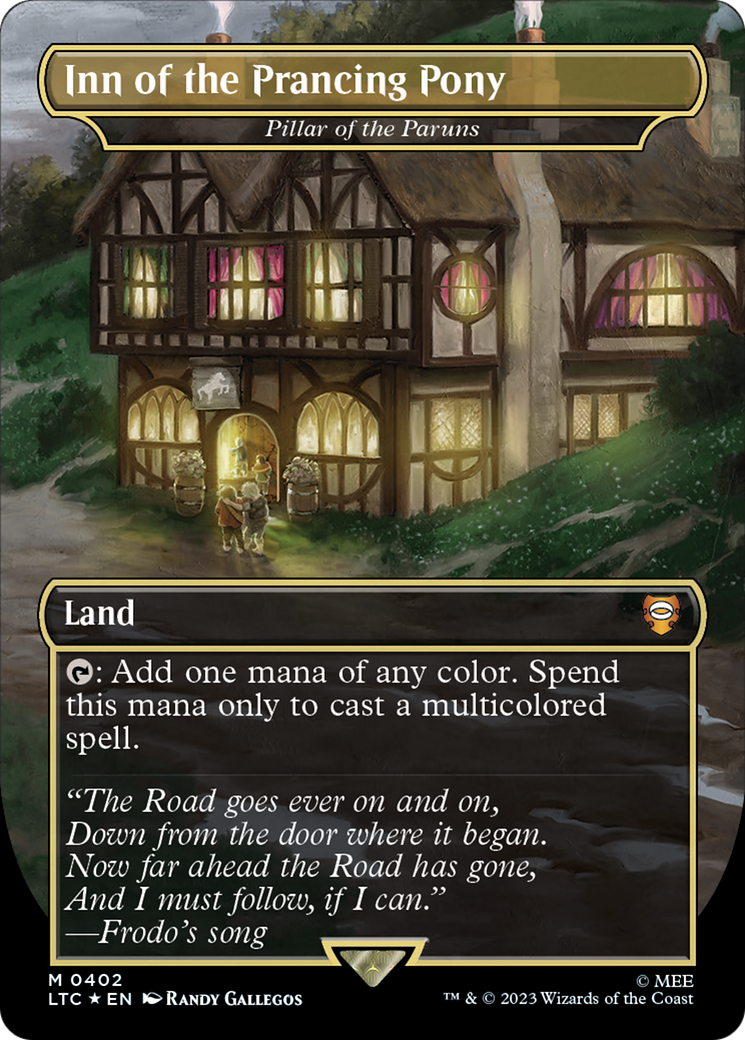 Inn of the Prancing Pony - Pillar of the Paruns (Surge Foil Realms and Relics) [The Lord of the Rings: Tales of Middle-Earth Commander] | Anubis Games and Hobby