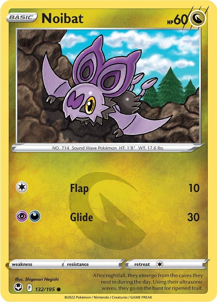 Noibat (132/195) [Sword & Shield: Silver Tempest] | Anubis Games and Hobby