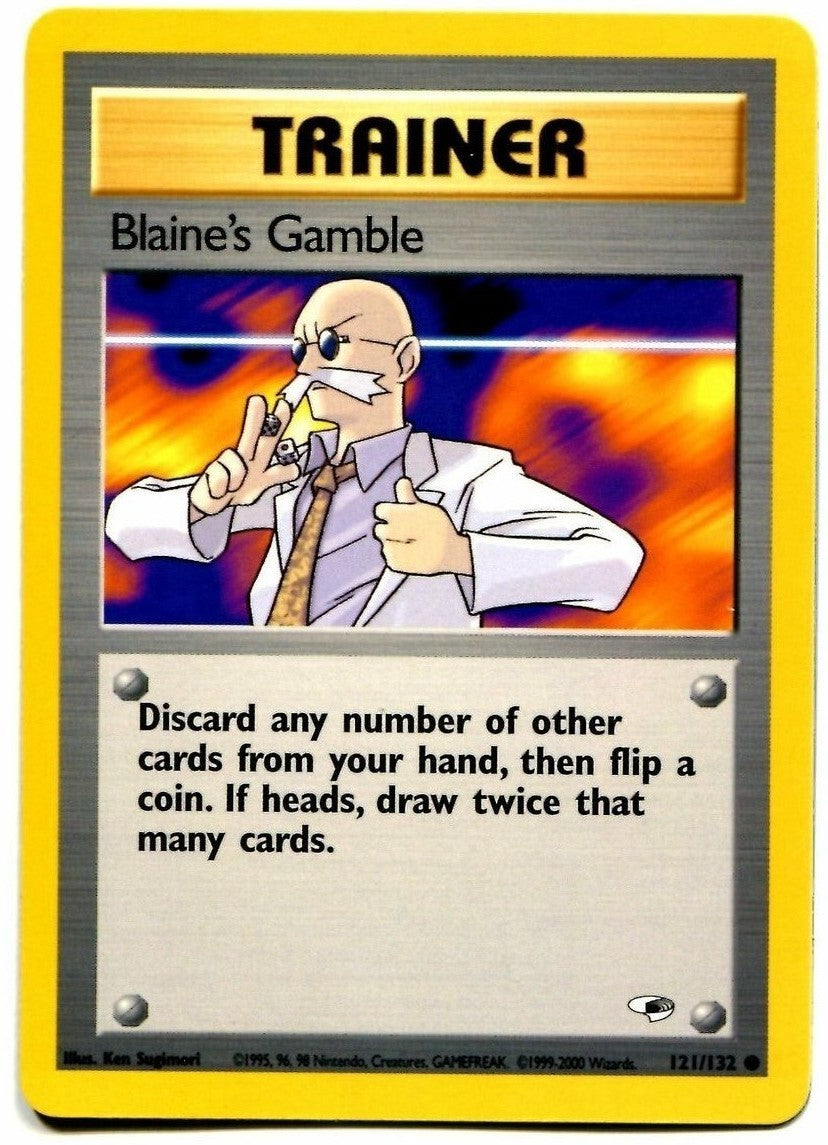 Blaine's Gamble (121/132) [Gym Heroes Unlimited] | Anubis Games and Hobby