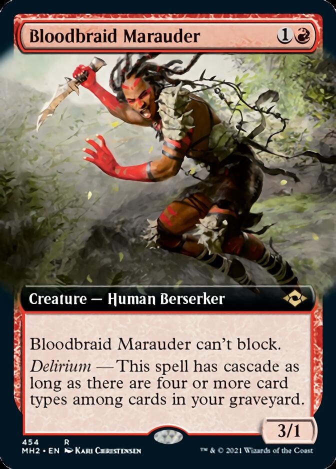 Bloodbraid Marauder (Extended Art) [Modern Horizons 2] | Anubis Games and Hobby