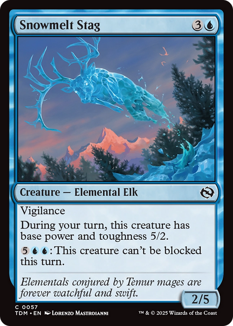 Snowmelt Stag [Tarkir: Dragonstorm] | Anubis Games and Hobby
