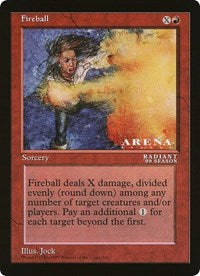 Fireball (Oversized) [Oversize Cards] | Anubis Games and Hobby