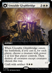 Unstable Glyphbridge // Sandswirl Wanderglyph (Extended Art) [The Lost Caverns of Ixalan] | Anubis Games and Hobby