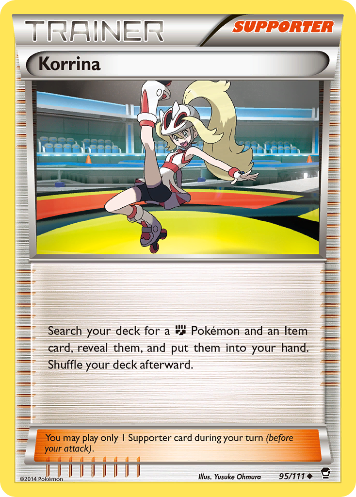 Korrina (95/111) [XY: Furious Fists] | Anubis Games and Hobby