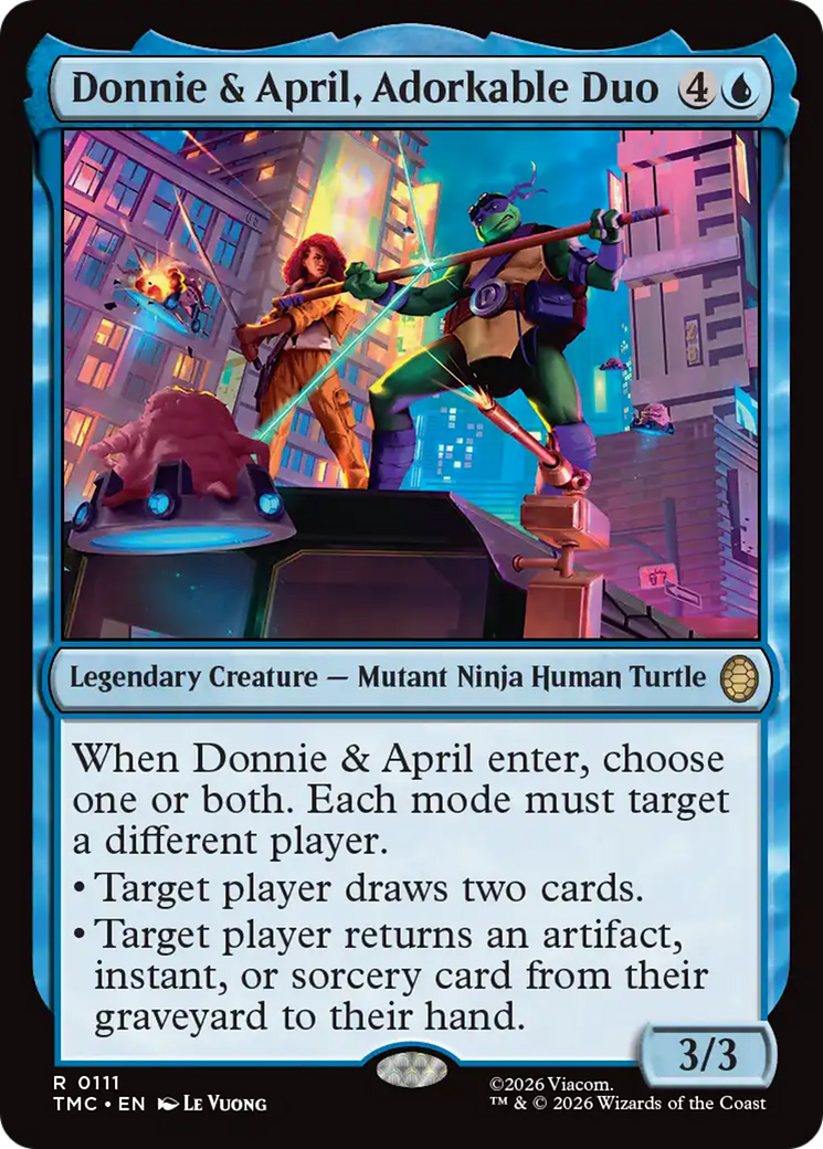 Donnie & April, Adorkable Duo [Teenage Mutant Ninja Turtles Commander] | Anubis Games and Hobby