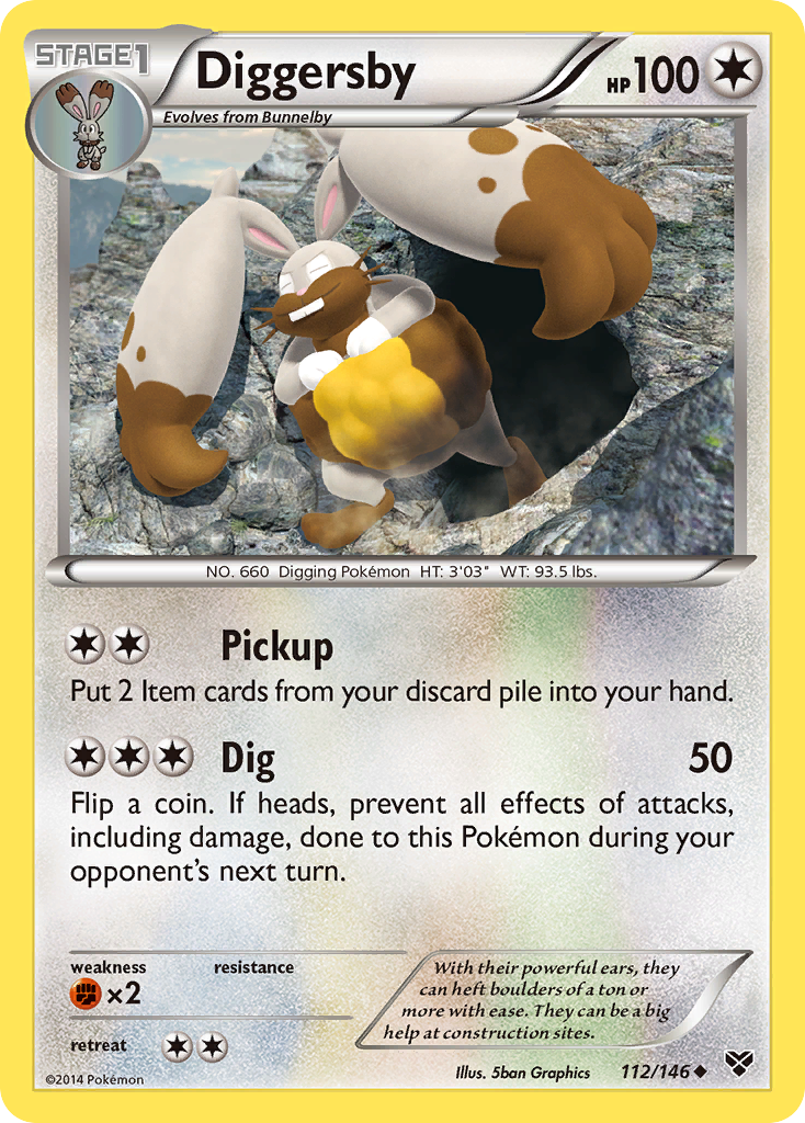 Diggersby (112/146) [XY: Base Set] | Anubis Games and Hobby
