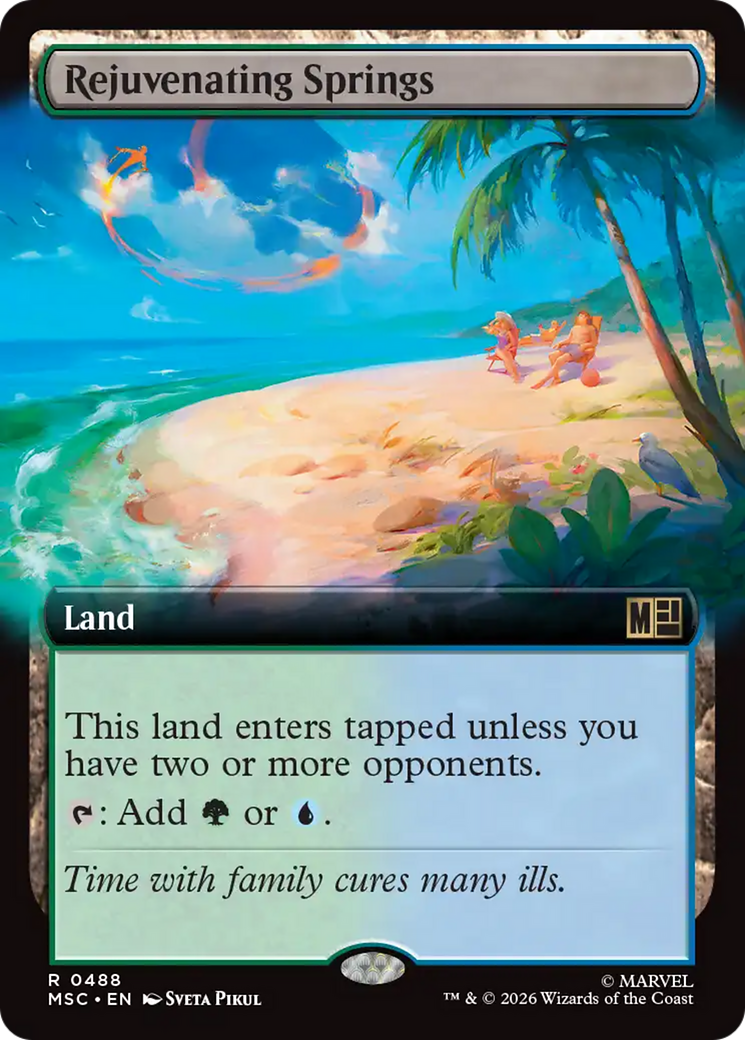 Rejuvenating Springs (Extended Art) [Marvel Super Heroes Commander] | Anubis Games and Hobby