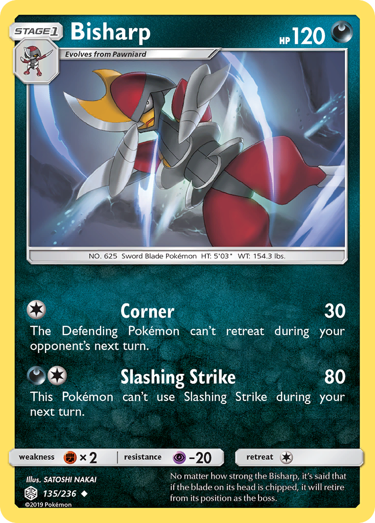 Bisharp (135/236) [Sun & Moon: Cosmic Eclipse] | Anubis Games and Hobby