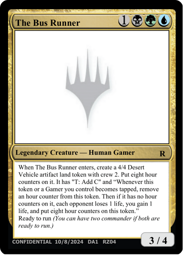 The Bus Runner [Unknown Event] | Anubis Games and Hobby