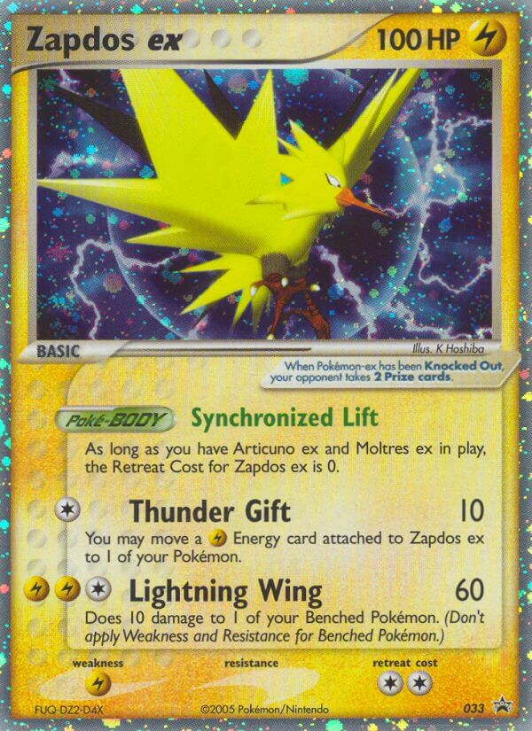 Zapdos ex (033) [Nintendo: Black Star Promos] | Anubis Games and Hobby