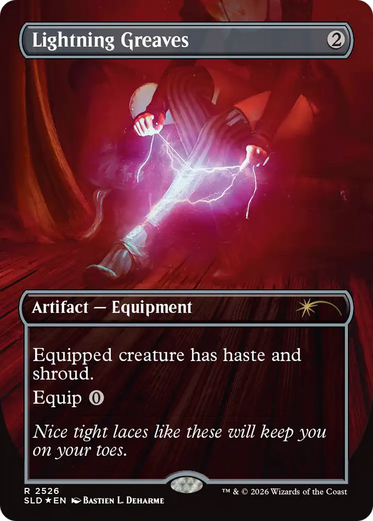 Lightning Greaves (2526) [Secret Lair Drop Series] | Anubis Games and Hobby
