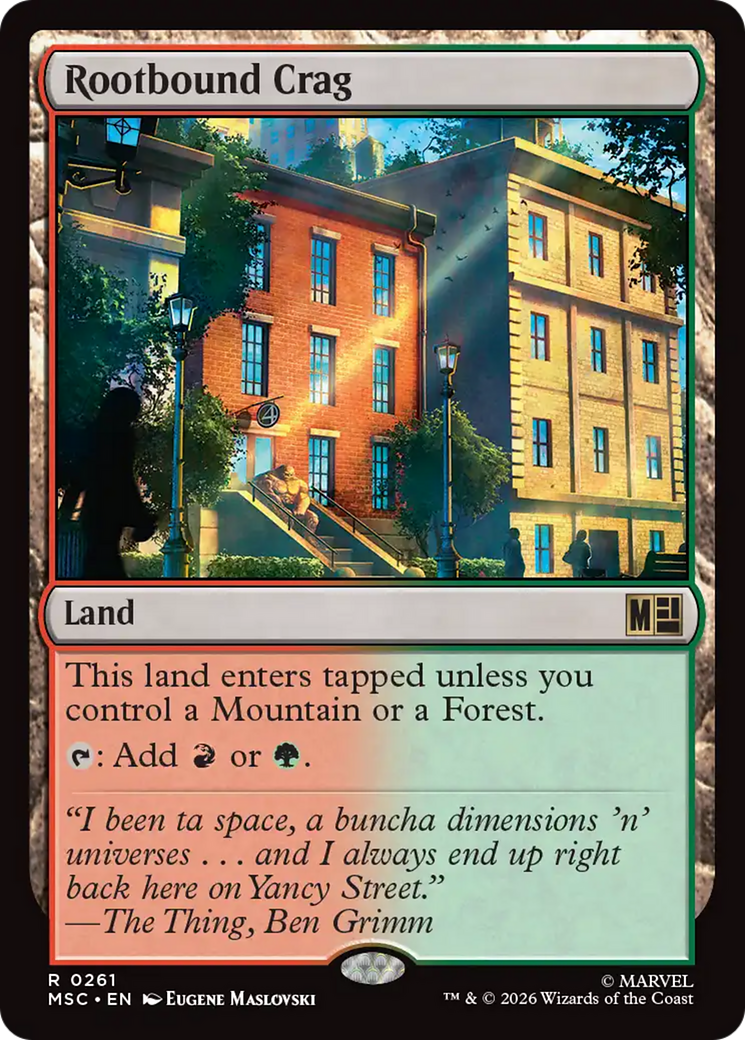 Rootbound Crag [Marvel Super Heroes Commander] | Anubis Games and Hobby