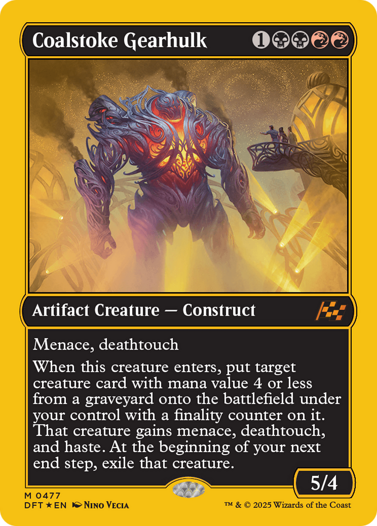 Coalstoke Gearhulk (First-Place Foil) [Aetherdrift] | Anubis Games and Hobby