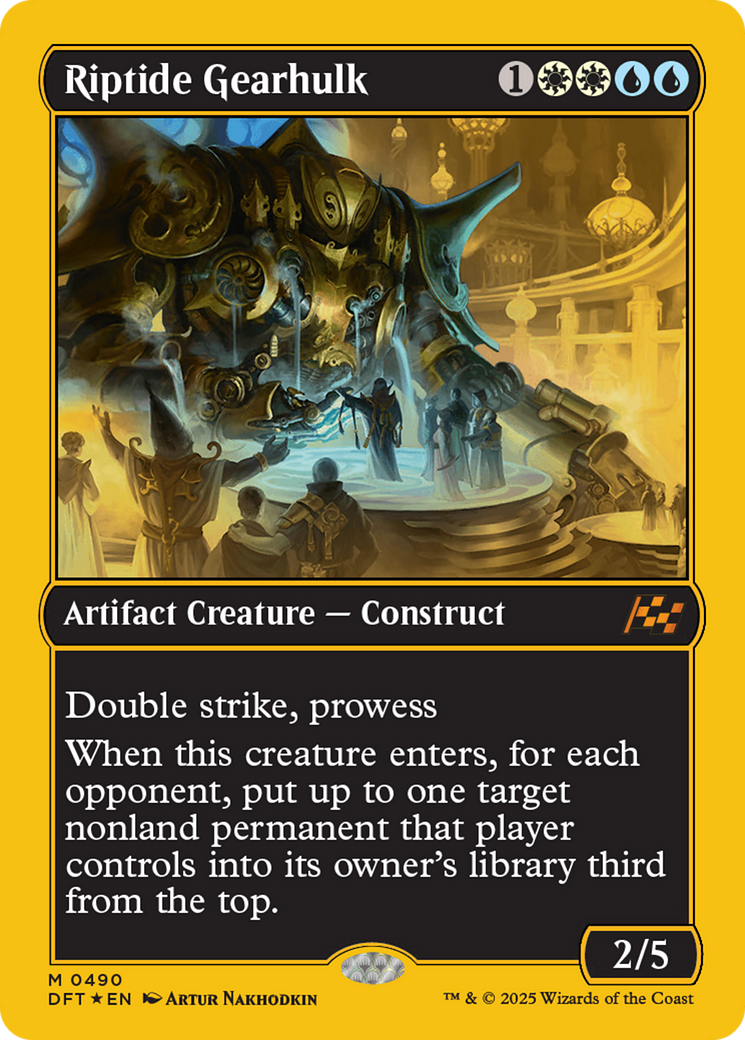 Riptide Gearhulk (First-Place Foil) [Aetherdrift] | Anubis Games and Hobby